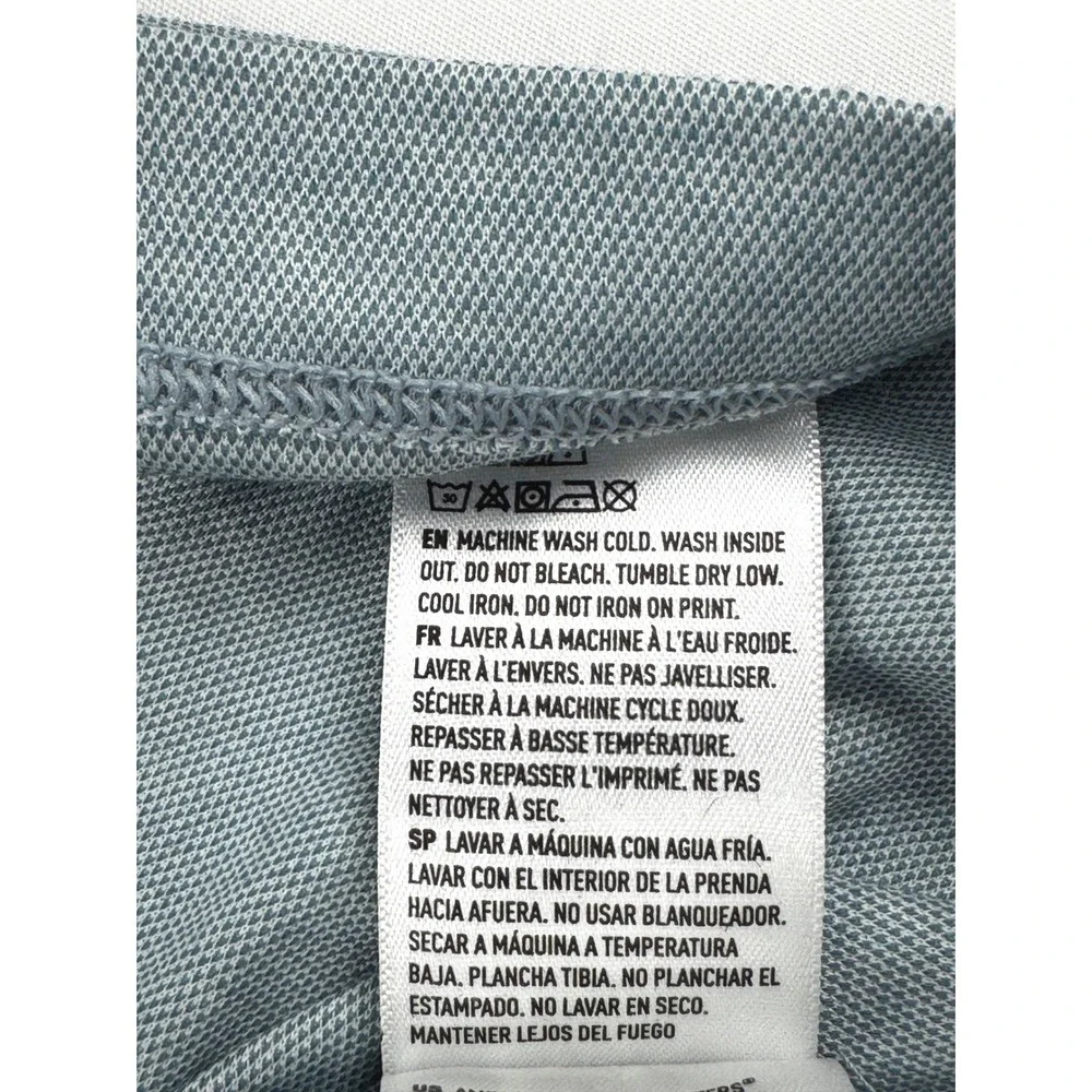 American Eagle Outfitters Mens Blue Gray Polo Shirt Size XXXL‎ Tall NWT